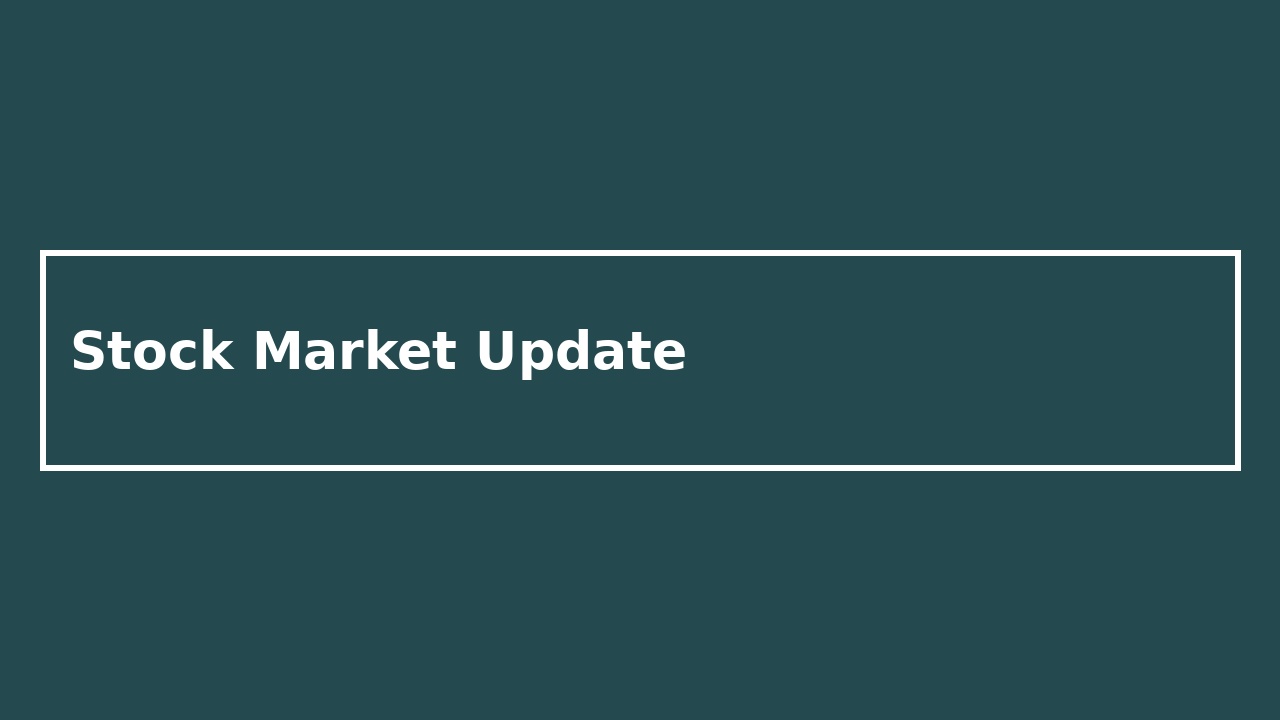 Stock Market Update