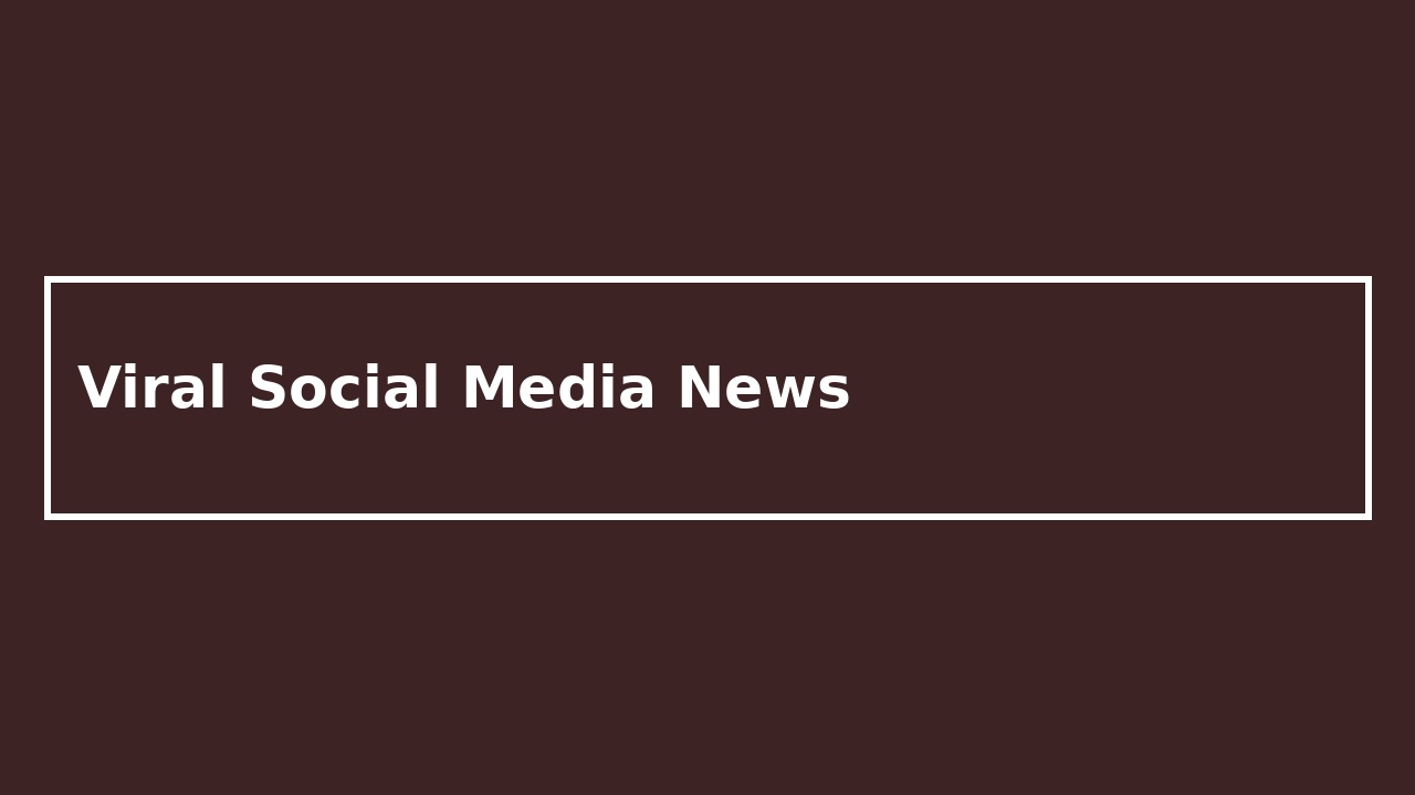 Viral Social Media News